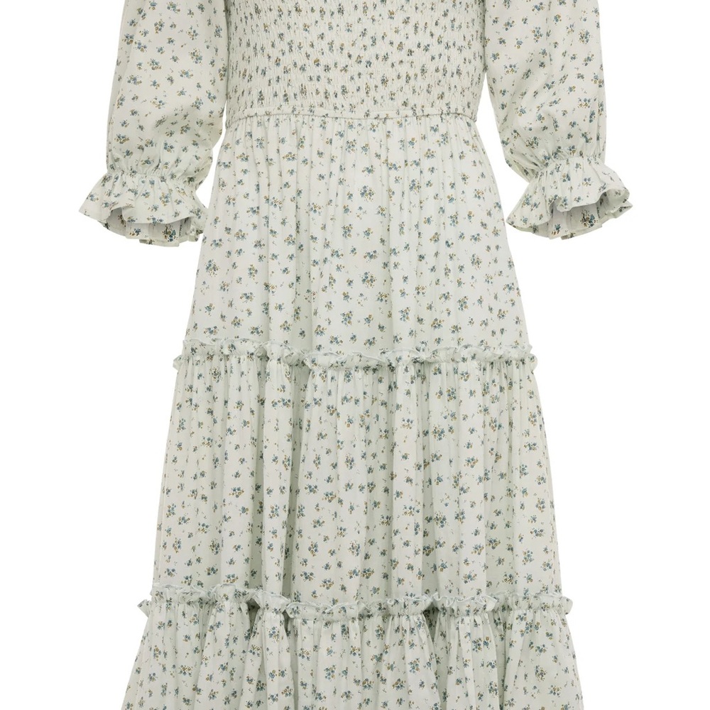 Ivy City Co Short Madeline Dress Blue - Picture 5 of 7